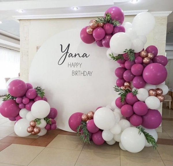  عکس بادکنک تولد دخترانه