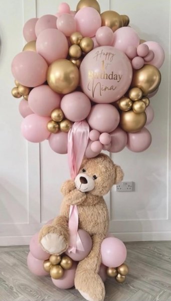  عکس بادکنک تولد دخترانه