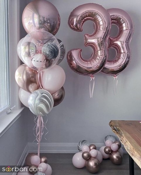 عکس بادکنک هلیومی برای تولد