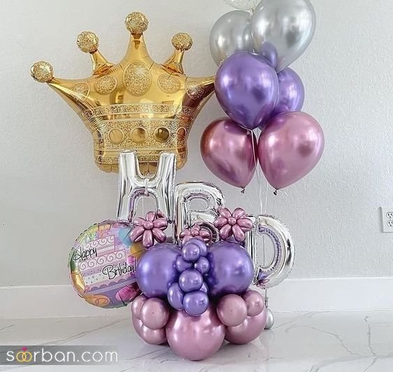  عکس بادکنک هلیومی برای تولد
