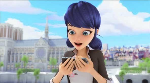  عکس دختر کفشدوزکی و گربه سیاه خفن