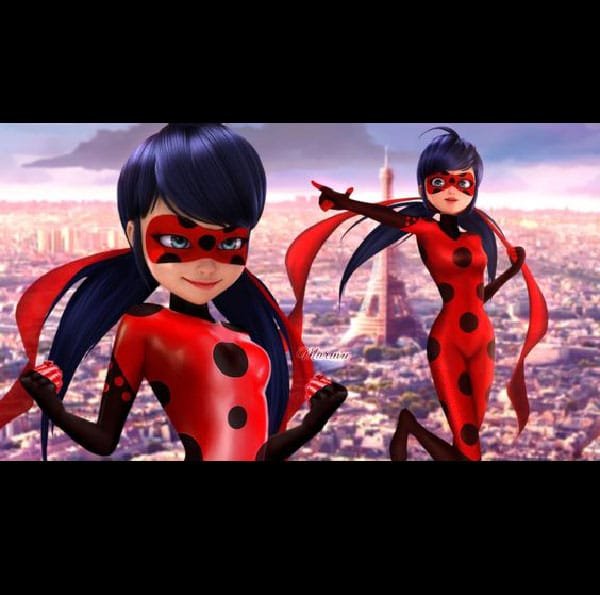  عکس دختر کفشدوزکی زیبا