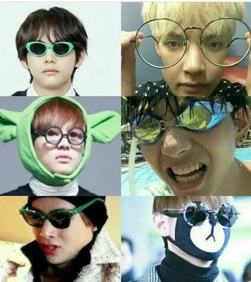  عکس یونجون با عینک