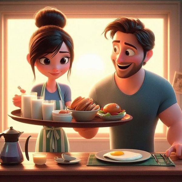  عکس های عاشقانه کارتونی