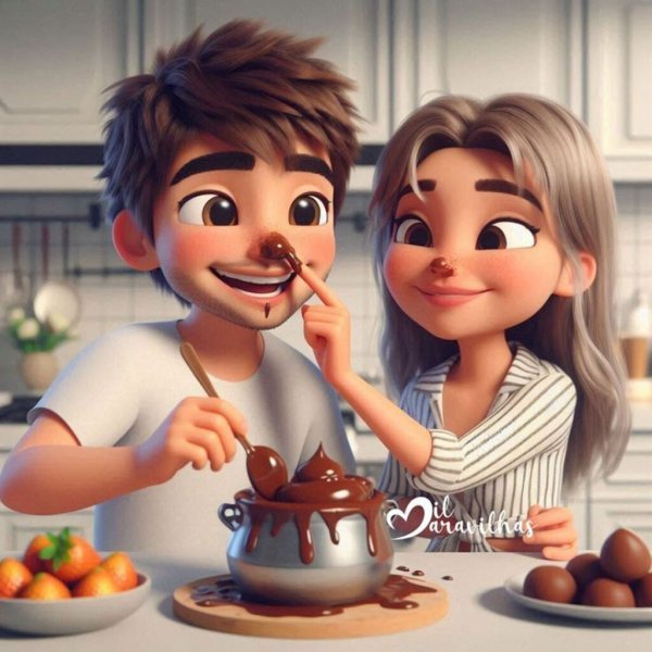  عکس های عاشقانه کارتونی