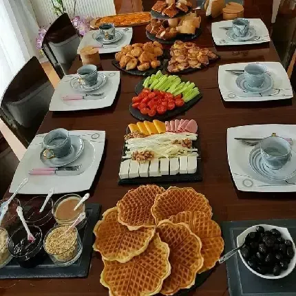  عکس صبحانه خوشمزه لاکچری