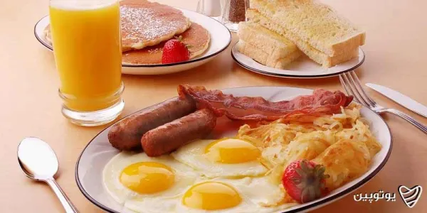  عکس صبحانه لاکچری خارجی