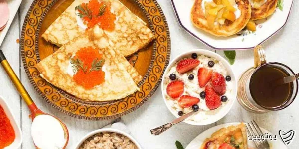 عکس صبحانه لاکچری خارجی