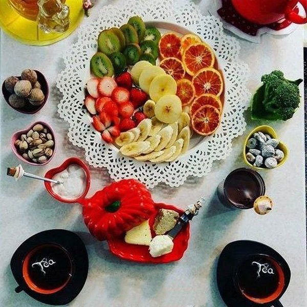  عکس صبحانه شیک برای مهمان