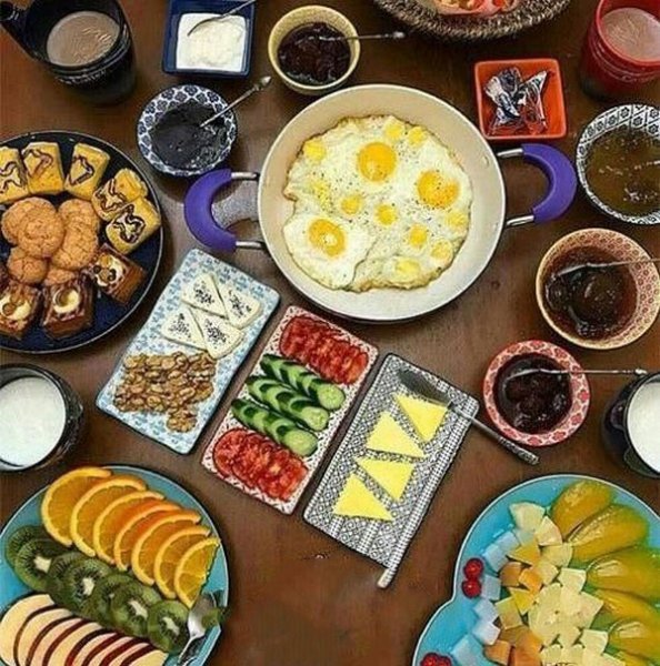  عکس صبحانه شیک برای مهمان