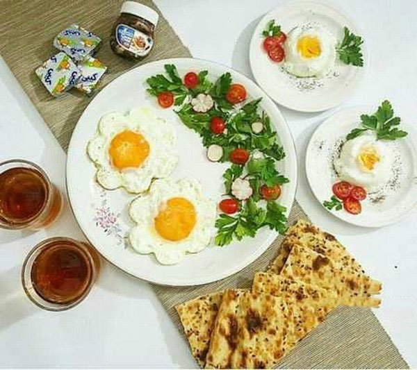  عکس صبحانه شیک برای مهمان