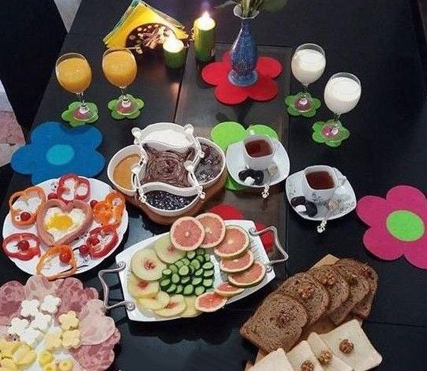  عکس صبحانه شیک برای مهمان