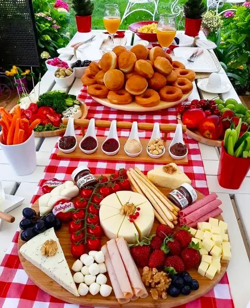  عکس میز صبحانه لاکچری