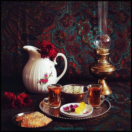  عکس سفره صبحانه قدیمی