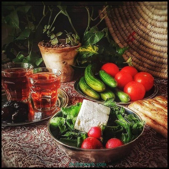  عکس سفره صبحانه قدیمی