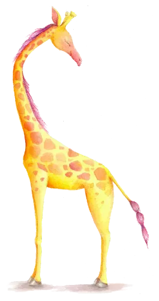 عکس زرافه کارتونی برای پروفایل