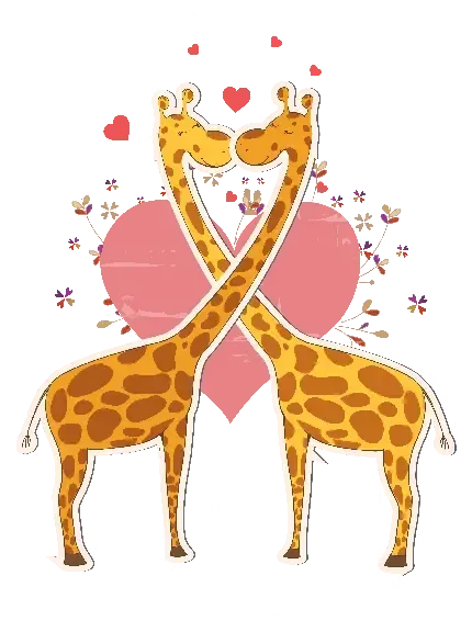  عکس زرافه کارتونی برای پروفایل