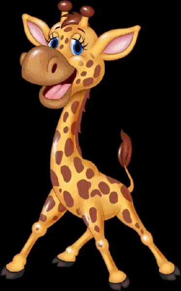  عکس زرافه کارتونی برای پروفایل