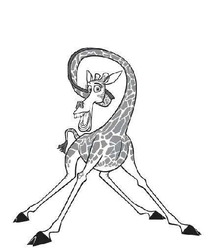  عکس زرافه کارتونی برای پروفایل