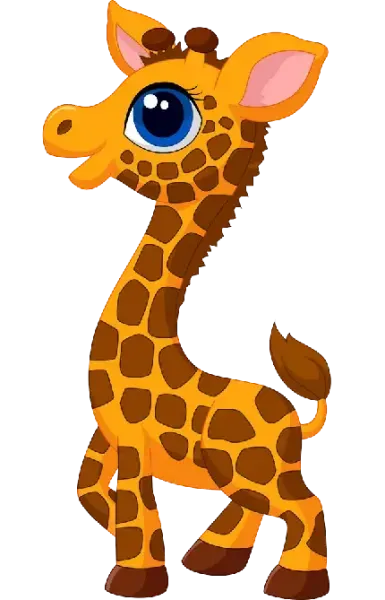  عکس زرافه کارتونی برای پروفایل