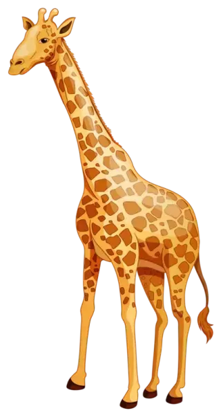  عکس زرافه کارتونی برای پروفایل