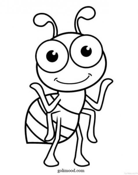 نقاشی مورچه آسان