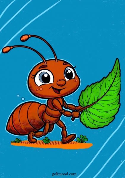 نقاشی مورچه آسان
