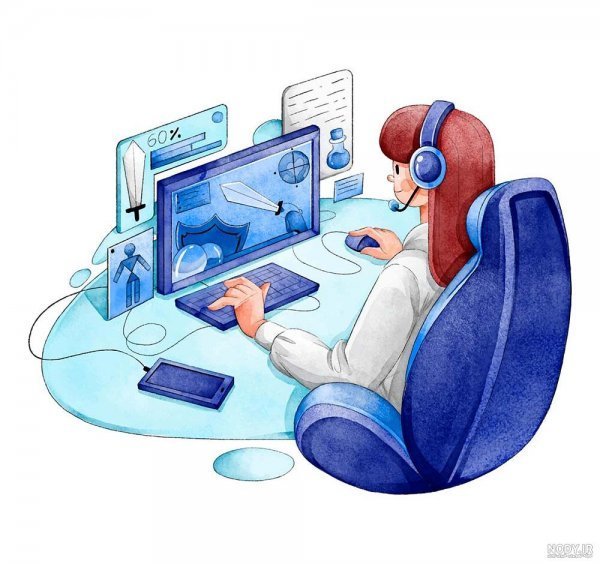 عکس پروفایل دختر گیمر