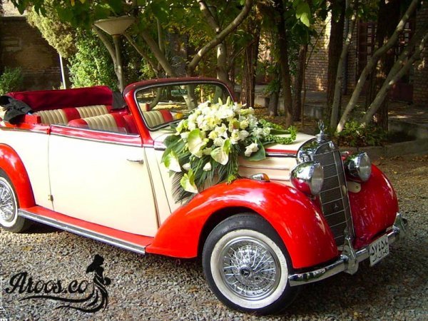  عکس تزیین ماشین عروس جدید