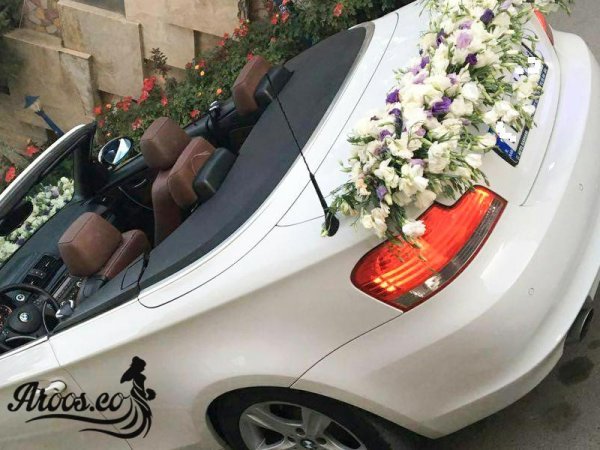  عکس تزیین ماشین عروس جدید