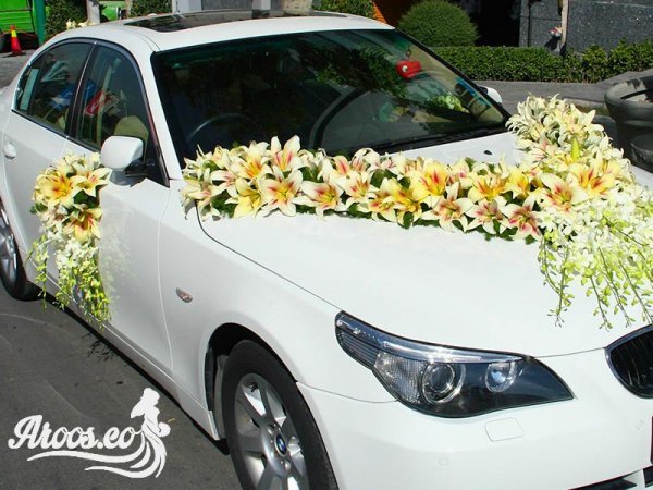  عکس تزیین ماشین عروس جدید