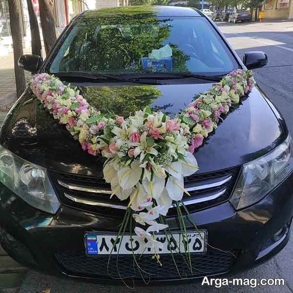 گل ماشین عروس ساده