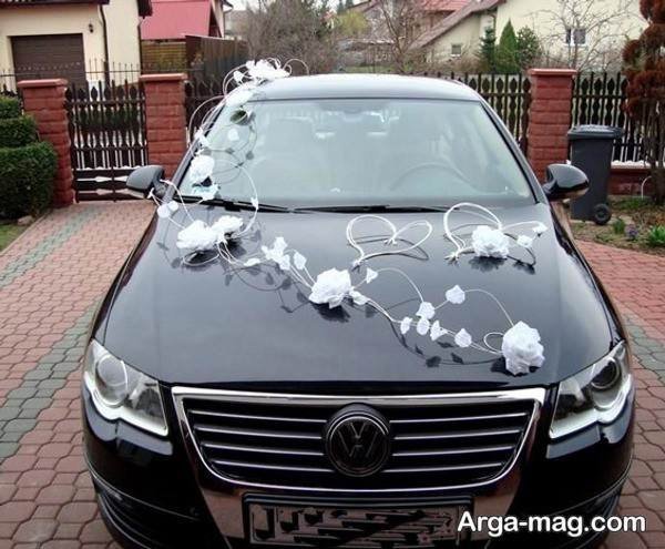 گل ماشین عروس ساده