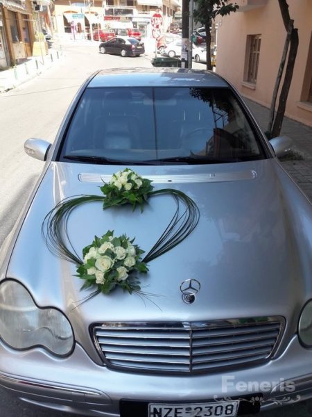 گل ماشین عروس ساده