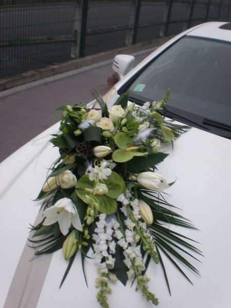 گل ماشین عروس ساده