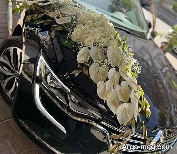 گل ماشین عروس ساده
