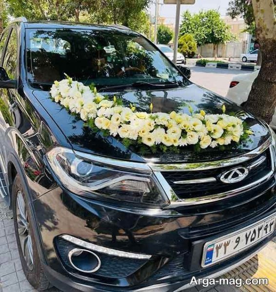 گل ماشین عروس ساده