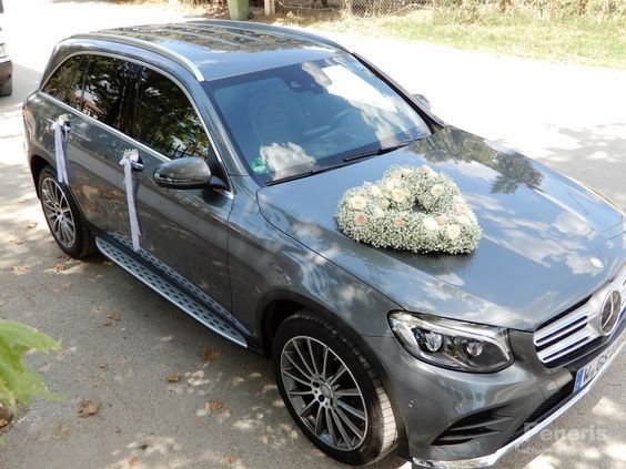 گل ماشین عروس ساده