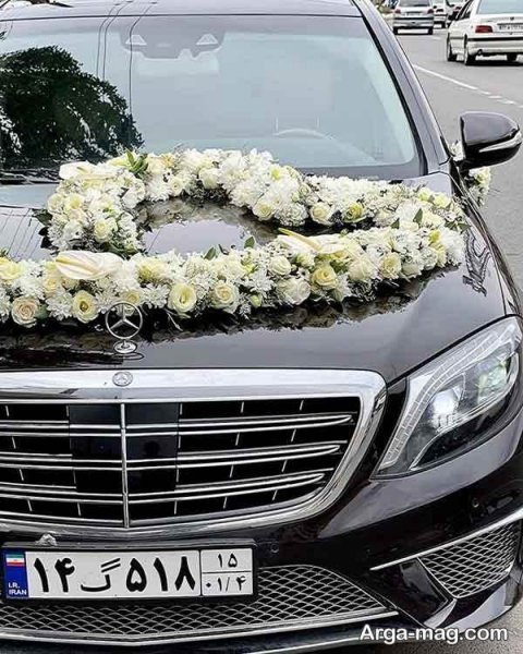 گل ماشین عروس ساده