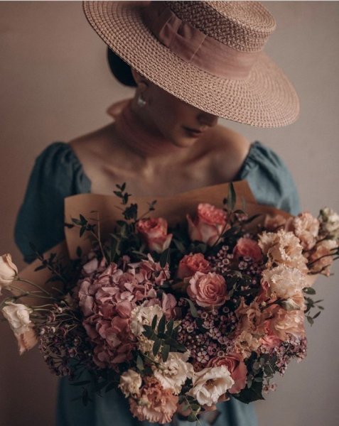  عکس دختر با گل