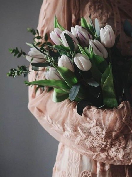  عکس دختر با گل