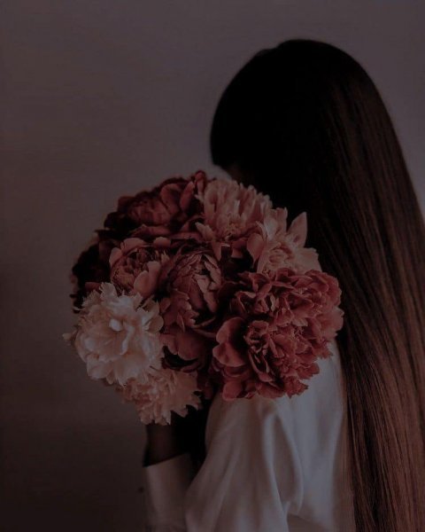  عکس دختر با گل