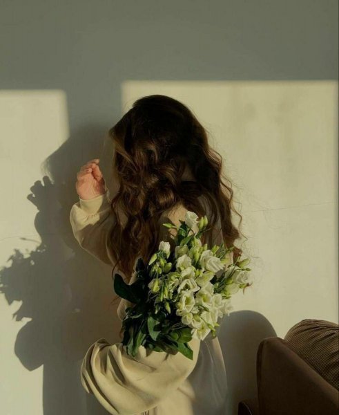  عکس دختر با گل