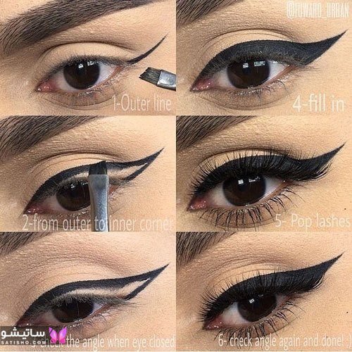 عکس انواع خط چشم های جدید