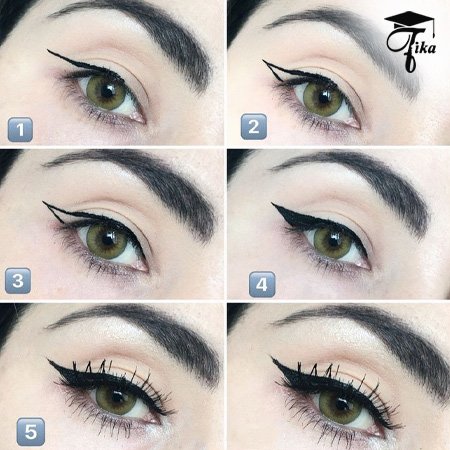  مدل خط چشم برای چشمهای ریز