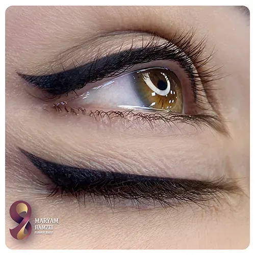 تاتو خط چشم خوب