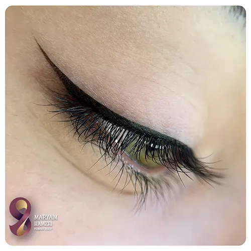 تاتو خط چشم خوب