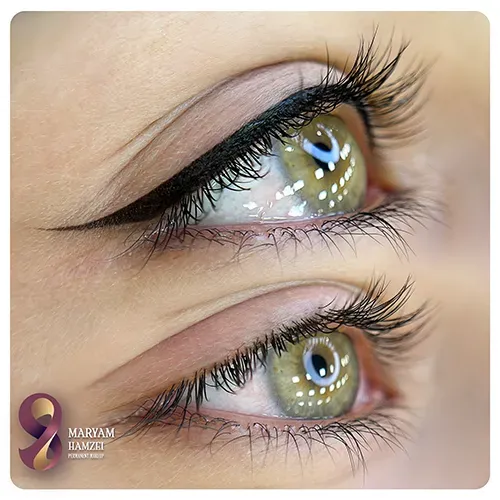 تاتو خط چشم خوب