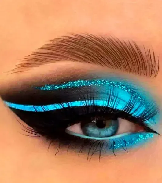  عکس مدل سایه چشم دخترانه فانتزی