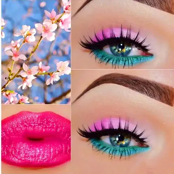  عکس مدل سایه چشم دخترانه فانتزی